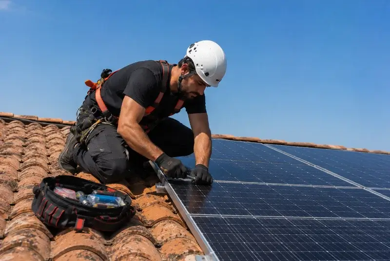 Maintenance et monitoring de panneaux solaires à Larrivière-Saint-Savin
