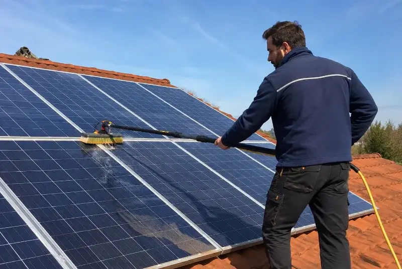 Nettoyage et entretien de panneaux solaires à Larrivière-Saint-Savin